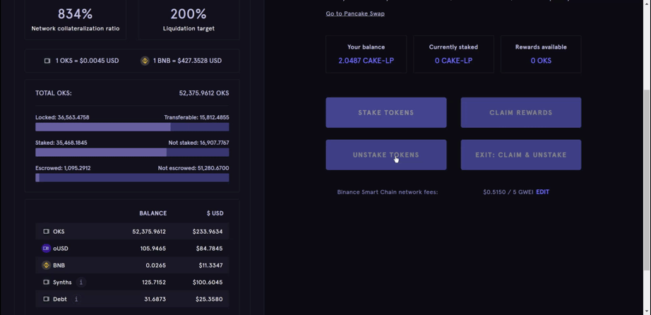 PancakeSwap Stake LP Token